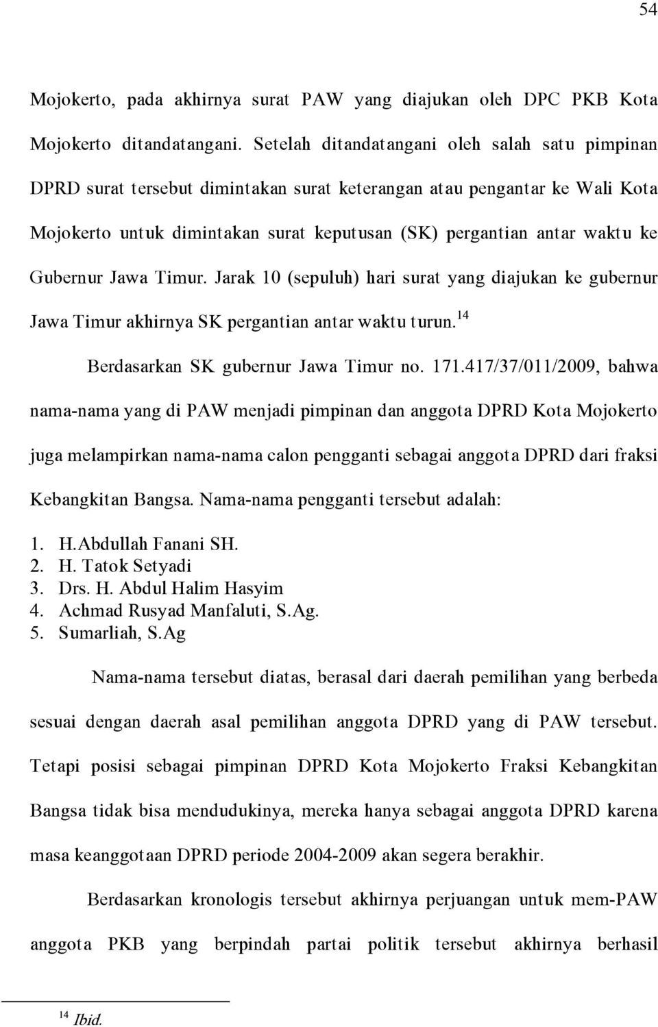 Detail Contoh Format Surat Pergantian Antar Waktu Nomer 21