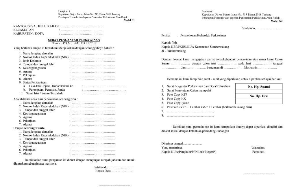 Detail Contoh Format Surat Permohonan Nomer 30