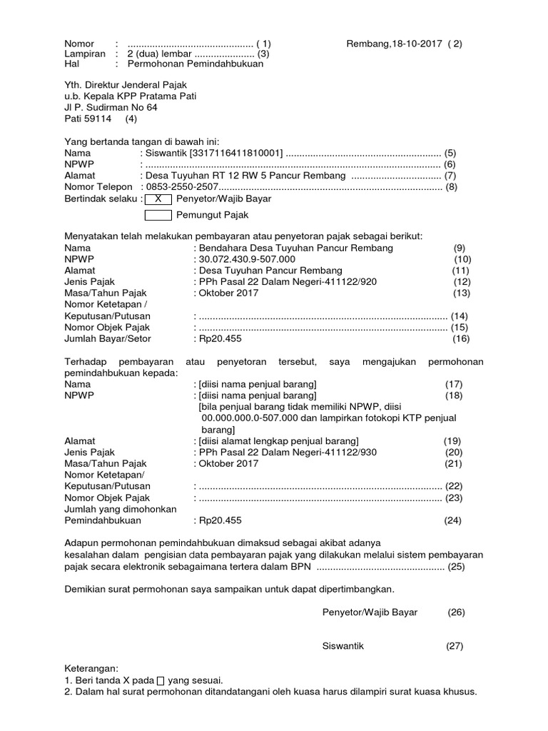 Detail Contoh Format Surat Permohonan Nomer 31