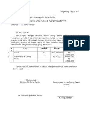 Detail Contoh Format Surat Permohonan Nomer 37