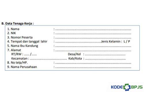 Detail Contoh Formulir Bpjs Yang Sudah Diisi Nomer 44