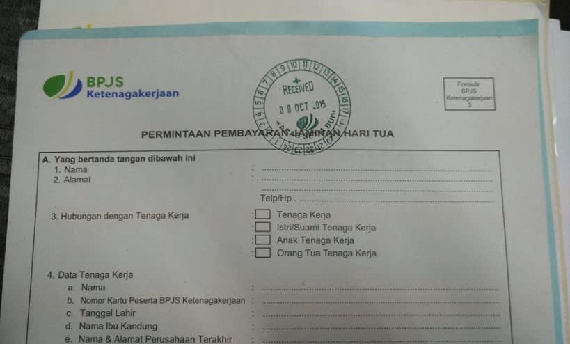 Detail Contoh Formulir Bpjs Yg Sudah Diisi Nomer 11