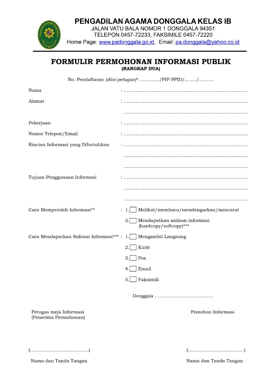 Detail Contoh Formulir Kantor Nomer 20