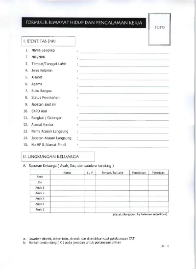 Detail Contoh Formulir Kantor Nomer 39