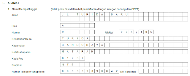 Detail Contoh Formulir Npwp Yang Sudah Diisi Nomer 19