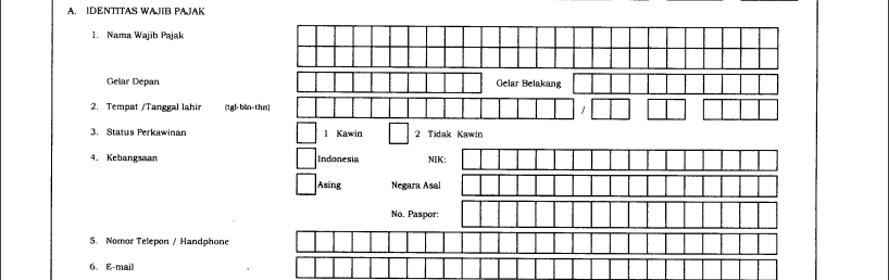 Detail Contoh Formulir Npwp Yang Sudah Diisi Nomer 37