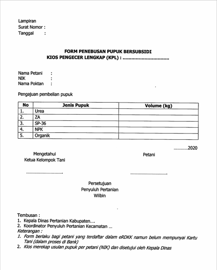 Detail Contoh Formulir Pembelian Nomer 19