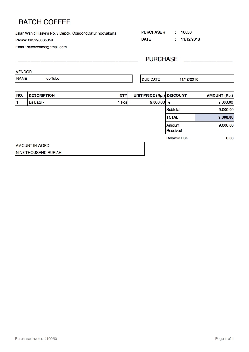 Detail Contoh Formulir Pembelian Nomer 38