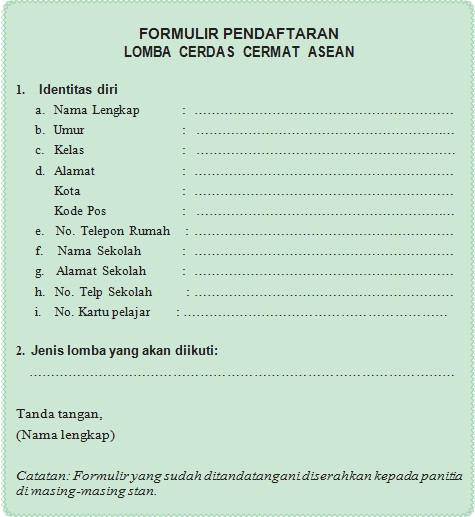 Detail Contoh Formulir Pendaftaran Masuk Sekolah Dasar Nomer 28