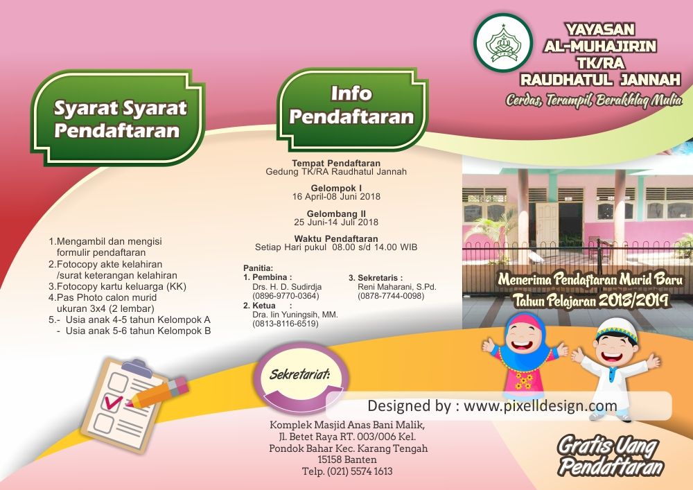 Detail Contoh Formulir Pendaftaran Sekolah Tk Nomer 17