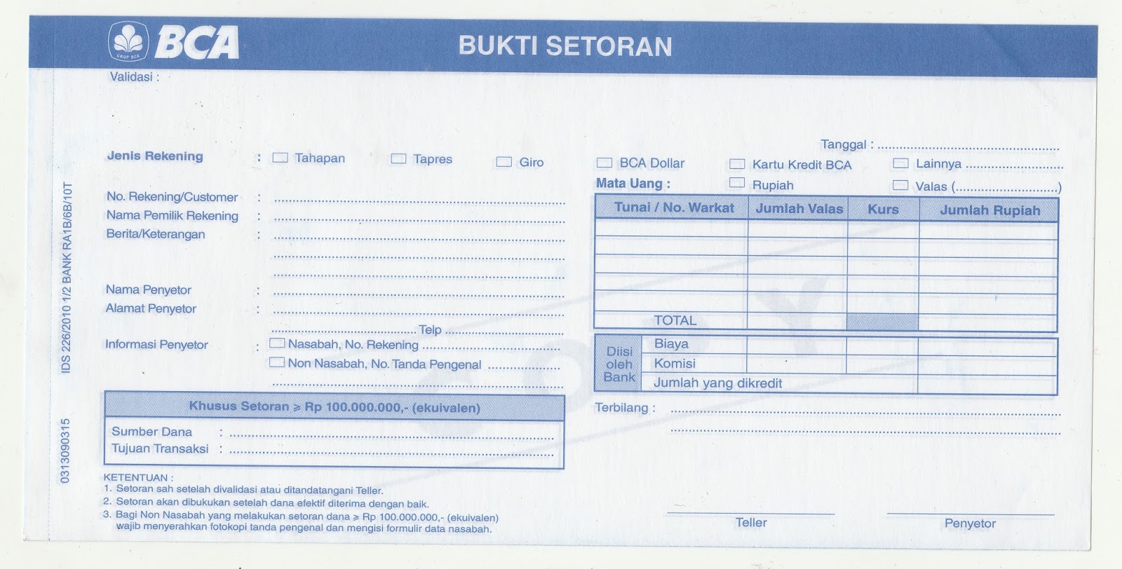 Detail Contoh Formulir Pengiriman Uang Nomer 48