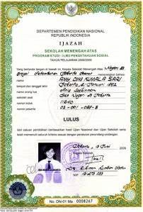 Detail Contoh Foto Ijazah Nomer 15