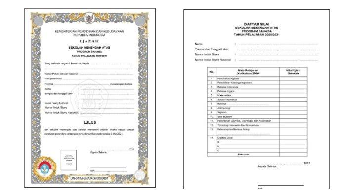 Detail Contoh Foto Ijazah Sma Nomer 30