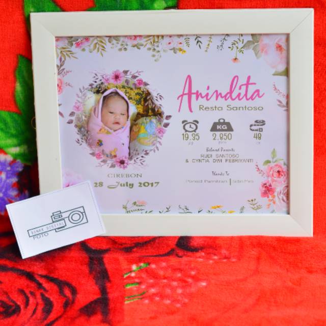 Detail Contoh Frame Biodata Bayi Nomer 17