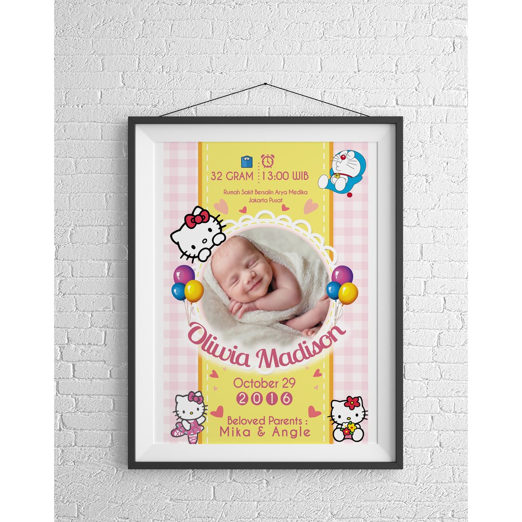 Detail Contoh Frame Biodata Bayi Nomer 31