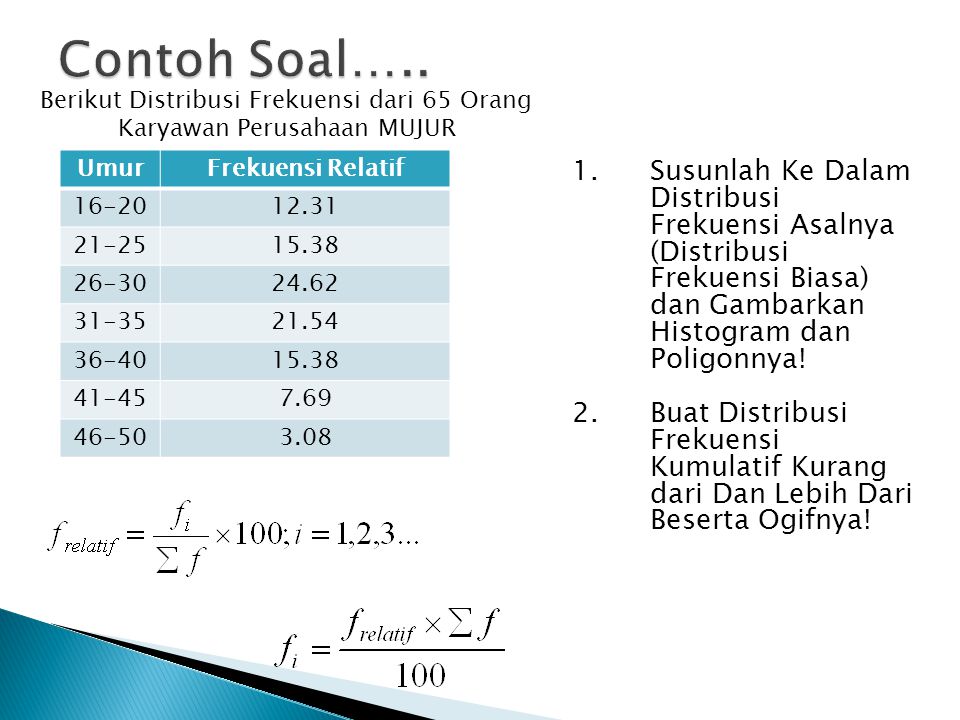 Detail Contoh Frekuensi Relatif Nomer 27