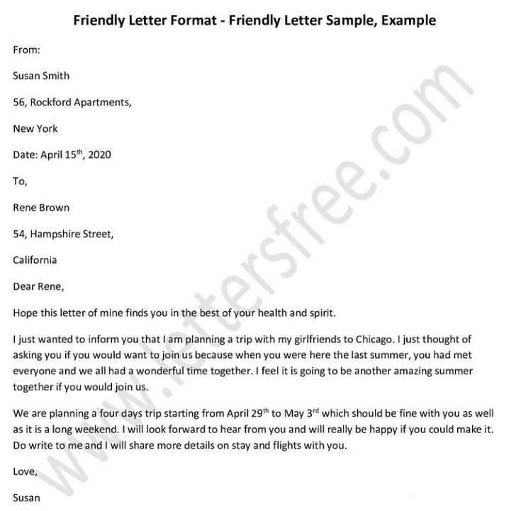Contoh Friendly Letter - KibrisPDR