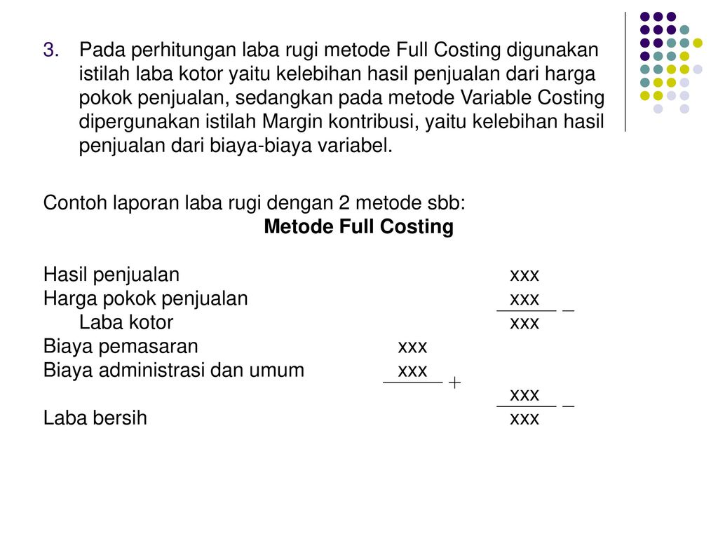 Detail Contoh Full Costing Nomer 23