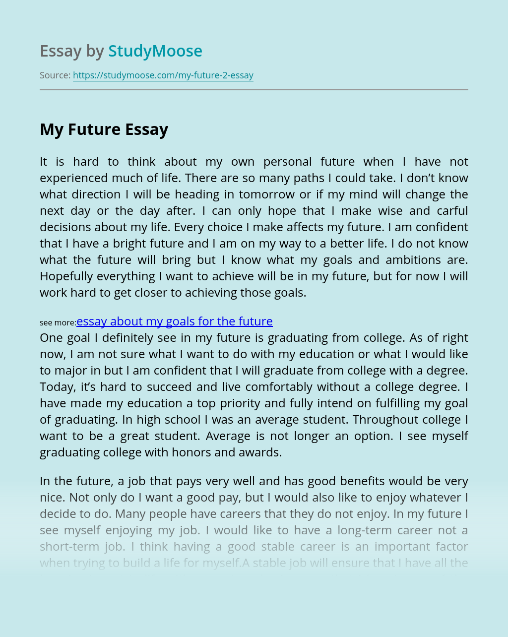 Detail Contoh Future Plan Nomer 49