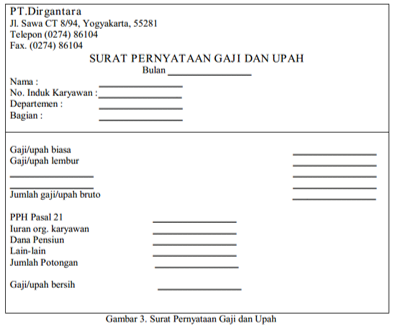 Detail Contoh Gaji Dan Upah Nomer 6