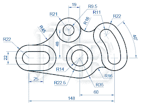 Detail Contoh Gambar Autocad 2d Teknik Mesin Nomer 11