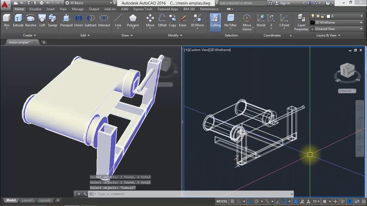 Detail Contoh Gambar Autocad Teknik Mesin Nomer 18