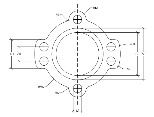 Detail Contoh Gambar Autocad Teknik Mesin Nomer 4