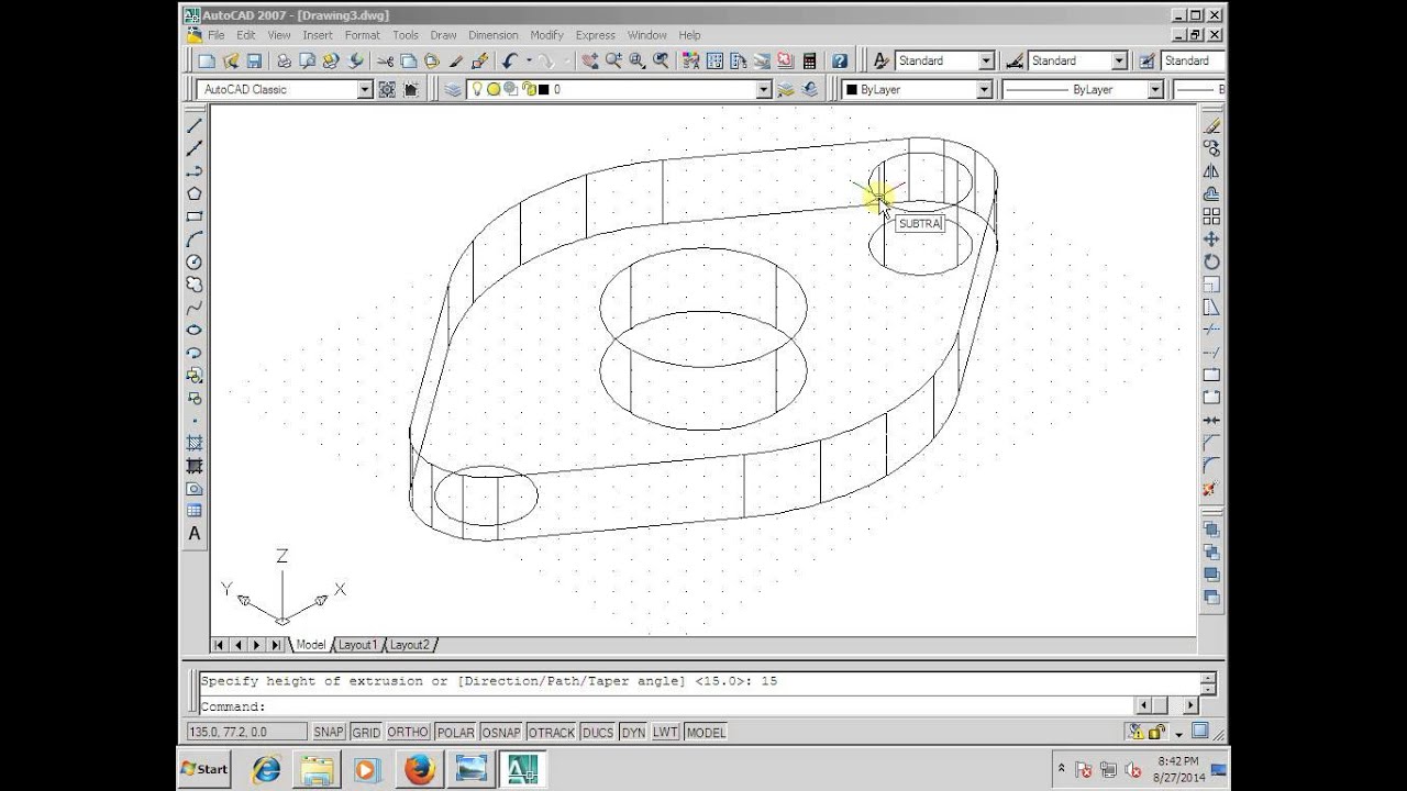 Detail Contoh Gambar Autocad Teknik Mesin Nomer 37