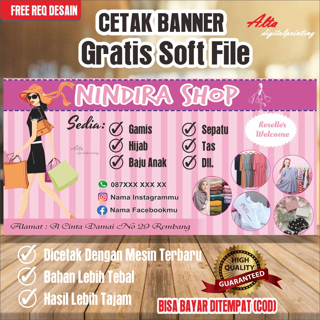 Detail Contoh Gambar Banner Olshop Nomer 37