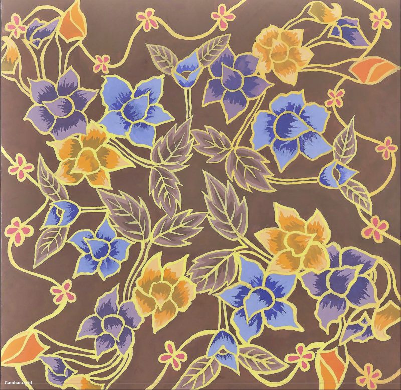 Detail Contoh Gambar Batik Flora Nomer 40