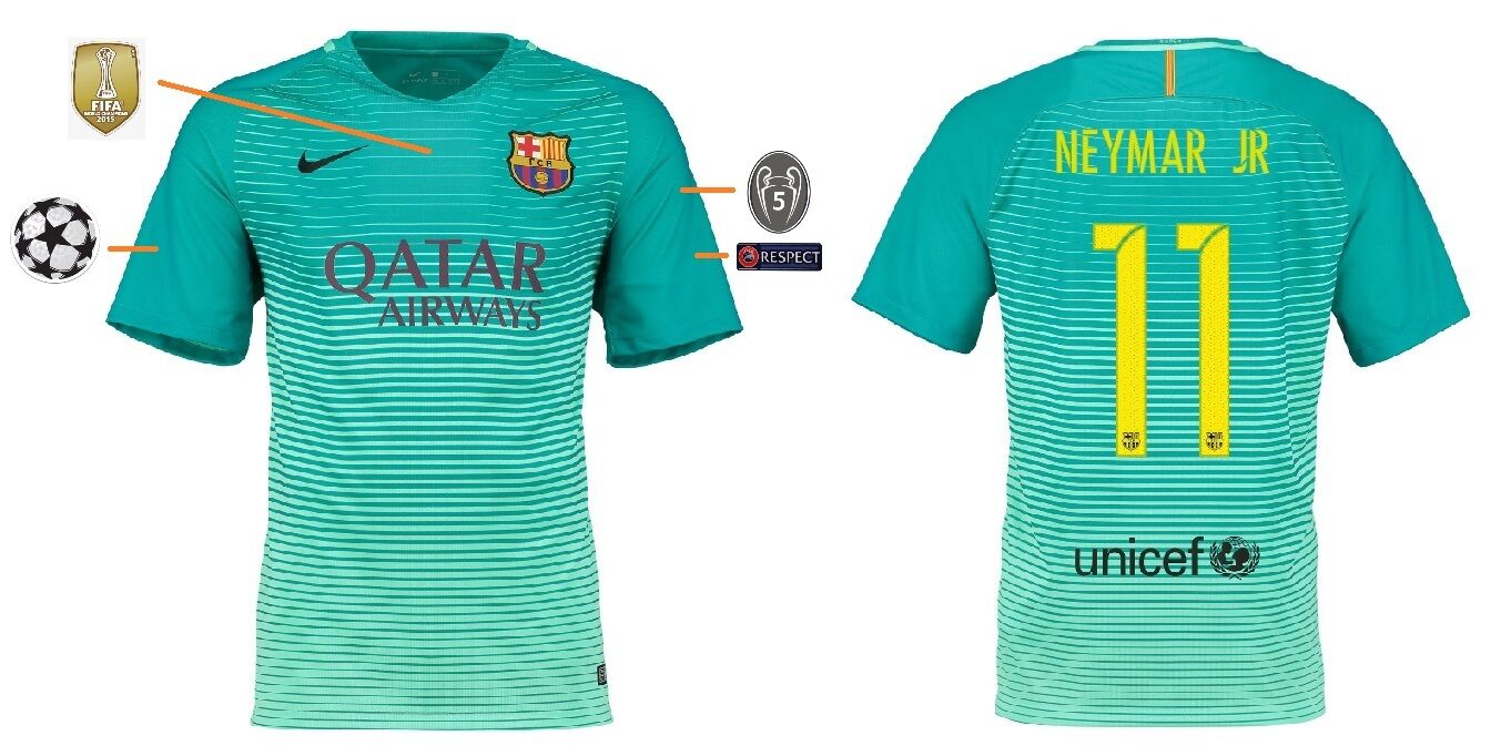 Detail Trikotnummer Neymar Nomer 2