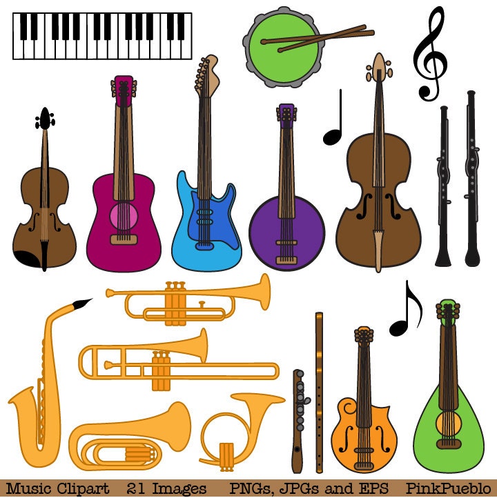 Clipart Musikinstrumente - KibrisPDR