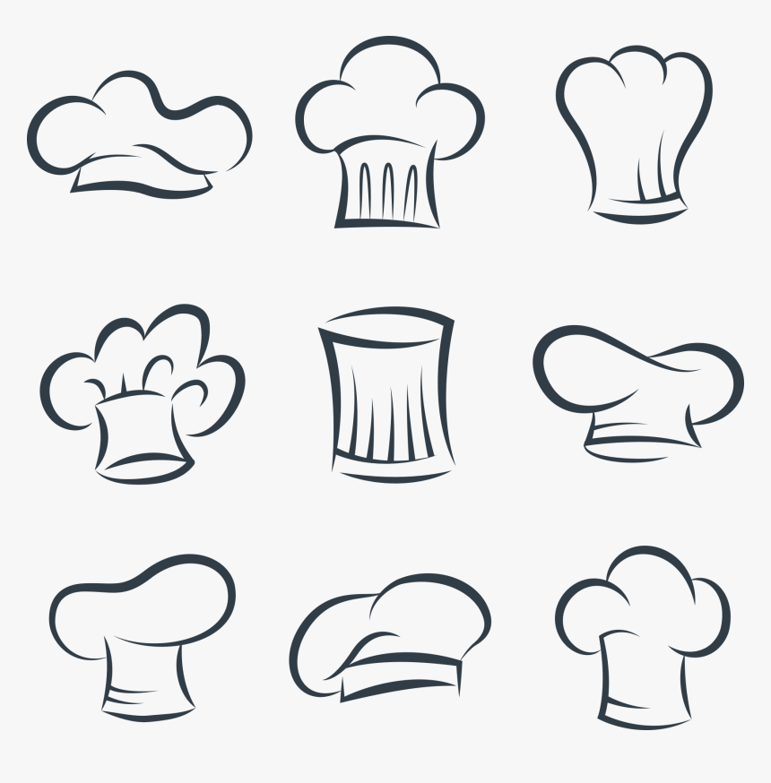 Detail Cook Hat Vector Nomer 18