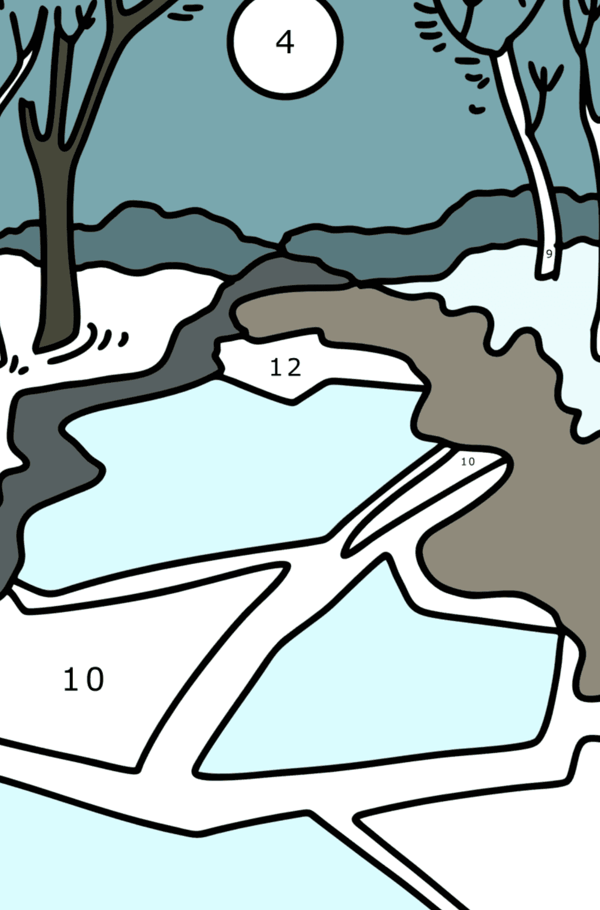 Detail Fluss Malen Nomer 21