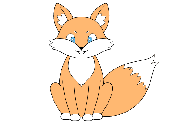 Detail Fox Sketch Nomer 5