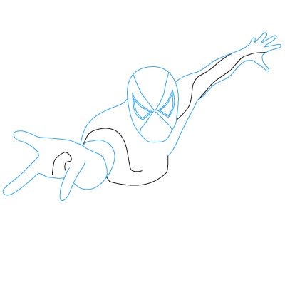 Detail Spiderman Kopf Zeichnen Nomer 22