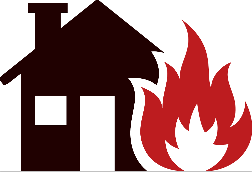 Detail House Fire Icon Nomer 26