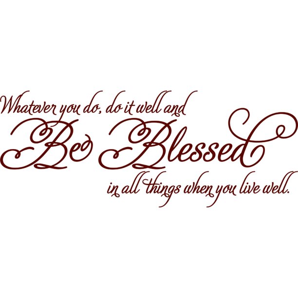 Detail Be Blessed Nomer 19