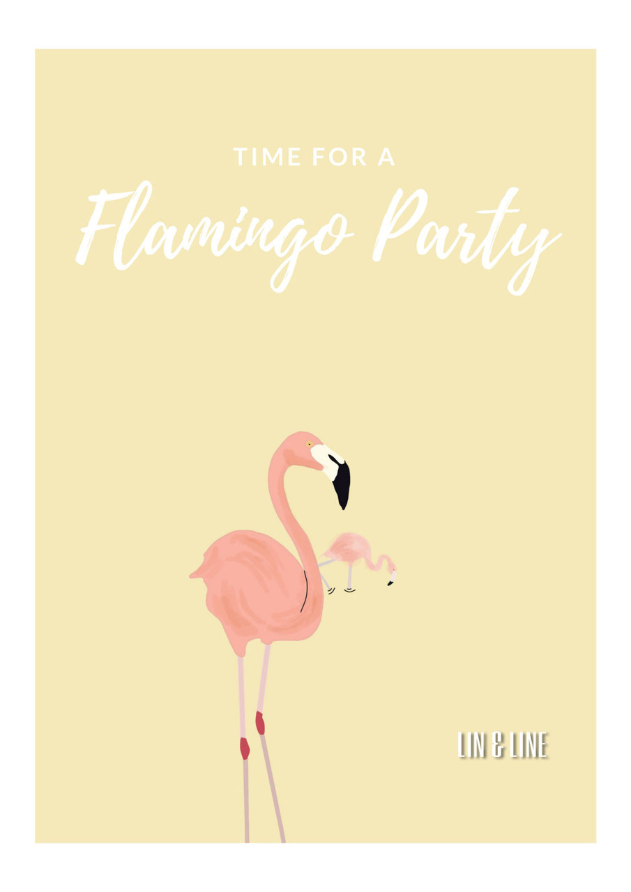 Detail Einladung Kindergeburtstag Flamingo Nomer 7