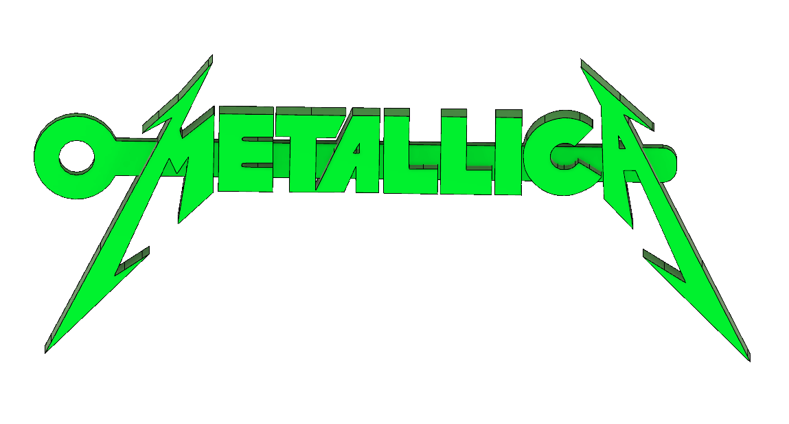 Detail Logo Metallica 3d Nomer 20