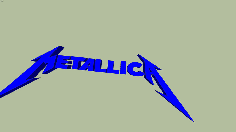 Detail Logo Metallica 3d Nomer 3