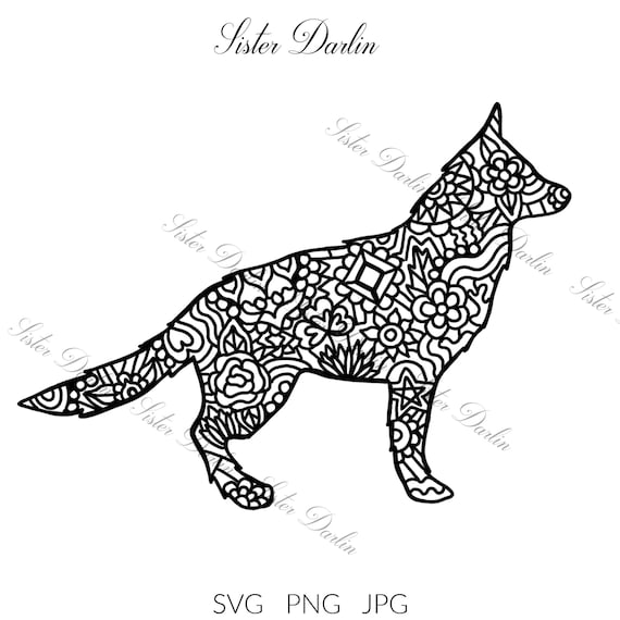 Detail Wolf Mandala Nomer 4