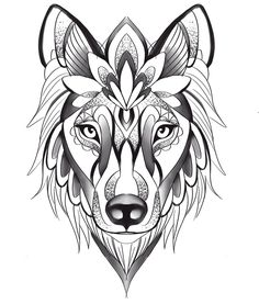 Detail Wolf Mandala Nomer 5
