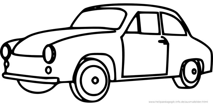 Auto Zeichnen Vorlage