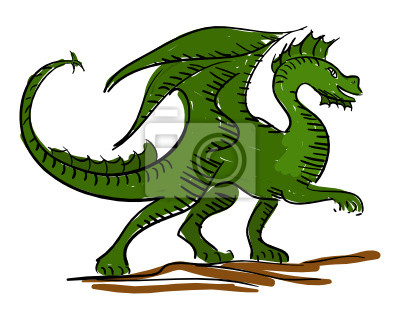 Detail Drachen Skizze Nomer 4