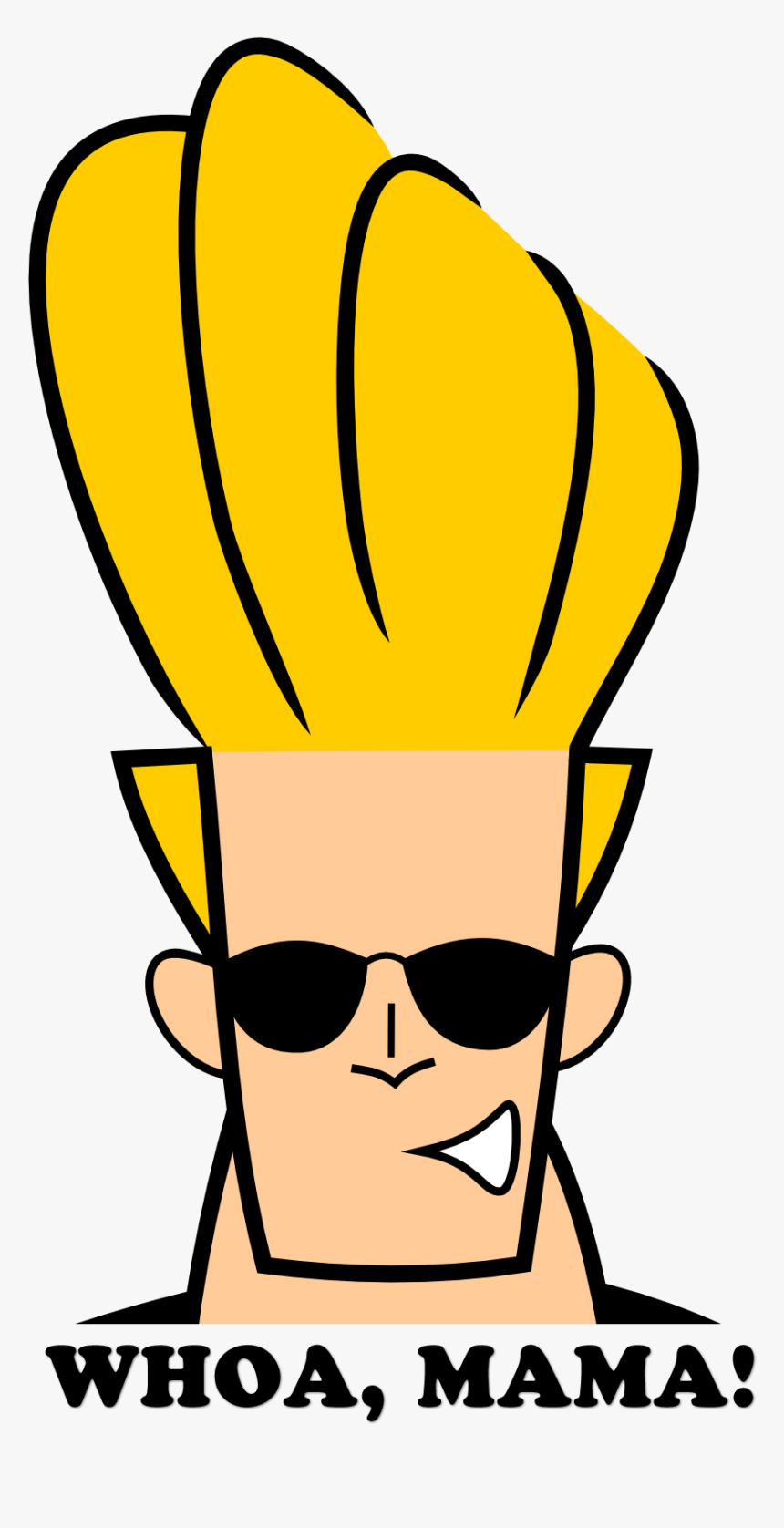 Detail Johnny Bravo Face Nomer 2