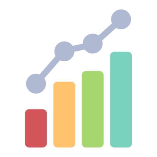 Detail Bar Graph Icon Nomer 6