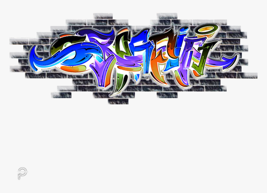 Detail Graffiti Schrift 3d Nomer 15