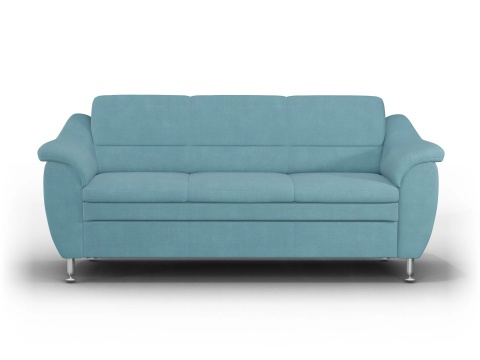 Detail Graues Sofa Blaue Wand Nomer 17