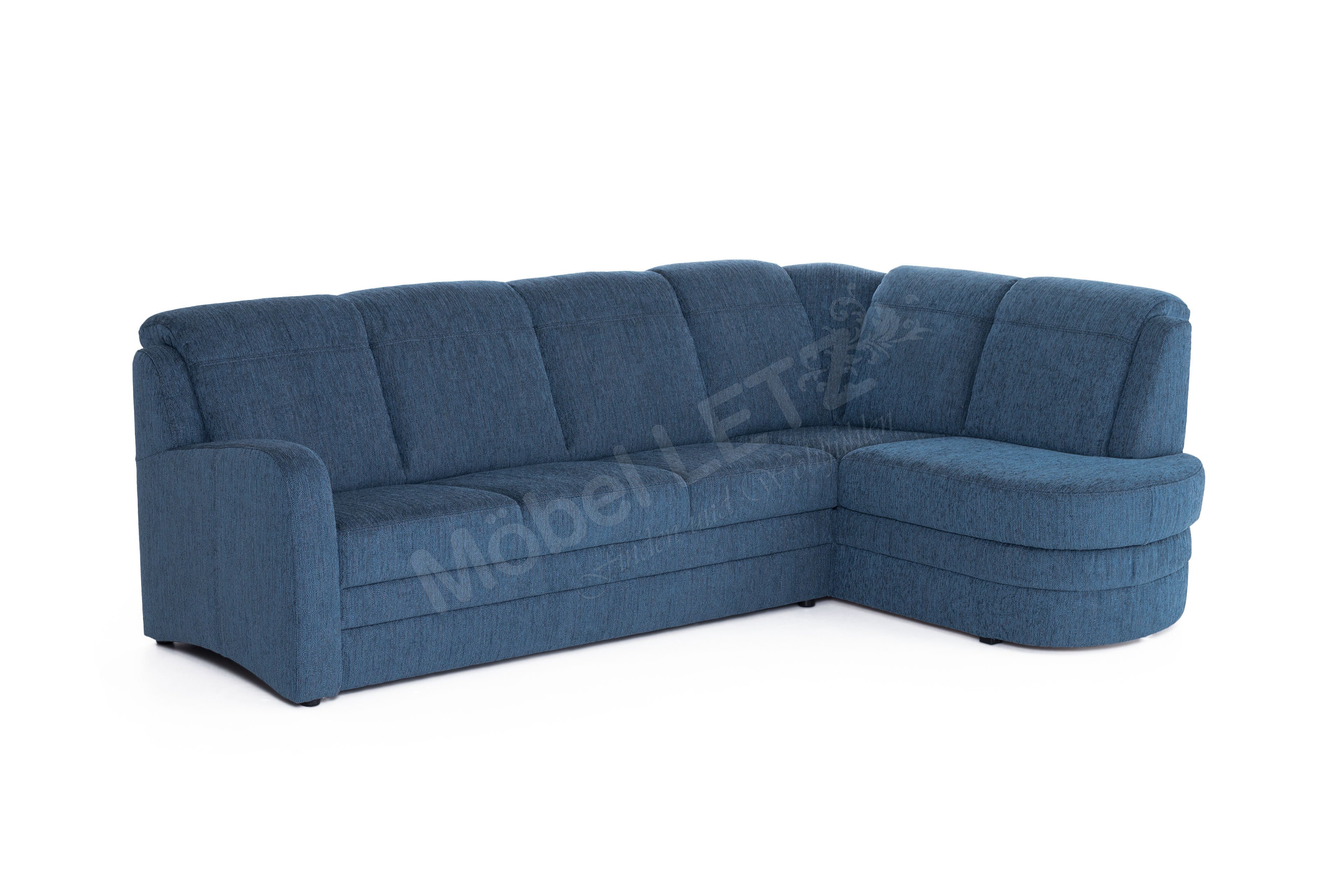 Detail Graues Sofa Blaue Wand Nomer 20